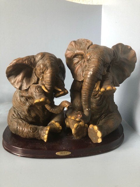 Olifanten beeld Resin, Ophalen of Verzenden, Zo goed als nieuw, Dier