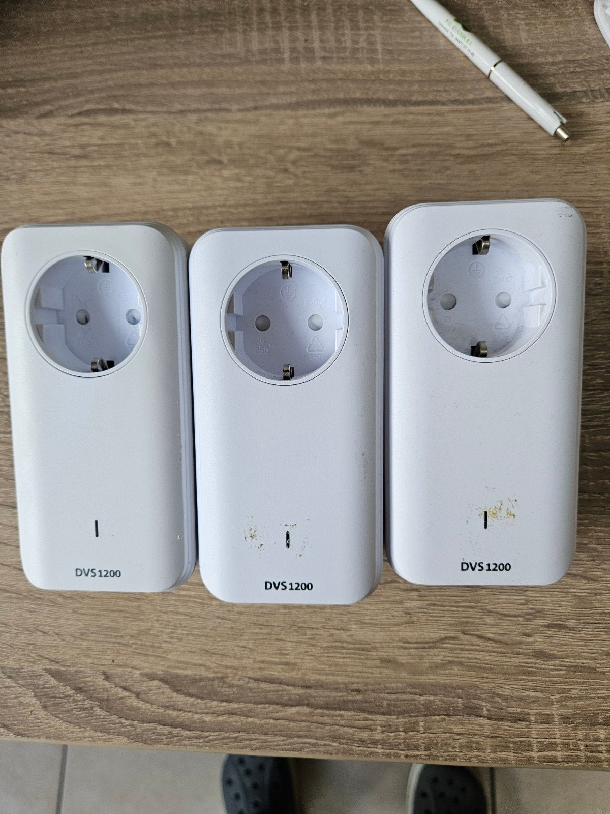 Devolo DVS 1200 Powerline Adapters (3 stuks), Computers en Software, Ophalen of Verzenden, Gebruikt, Devolo
