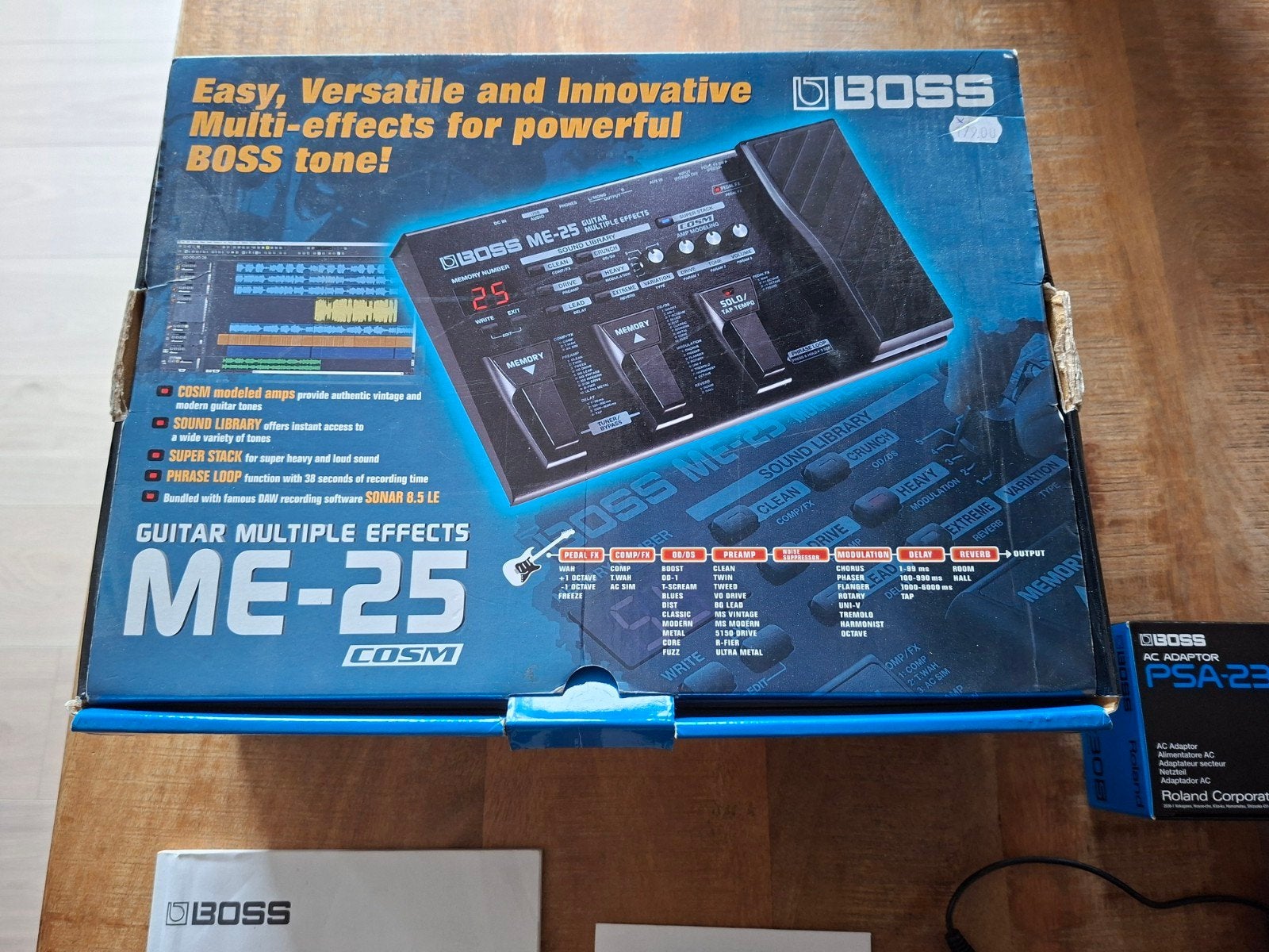 Boss ME-25 gitaar multi-effecten pedaal, Ophalen, Zo goed als nieuw, Minder dan 5 kanalen