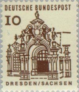 Y&T 322-328 - Michel 454-461 - gebouwen 1965 postfris XXX, Ophalen of Verzenden, BRD, Postfris