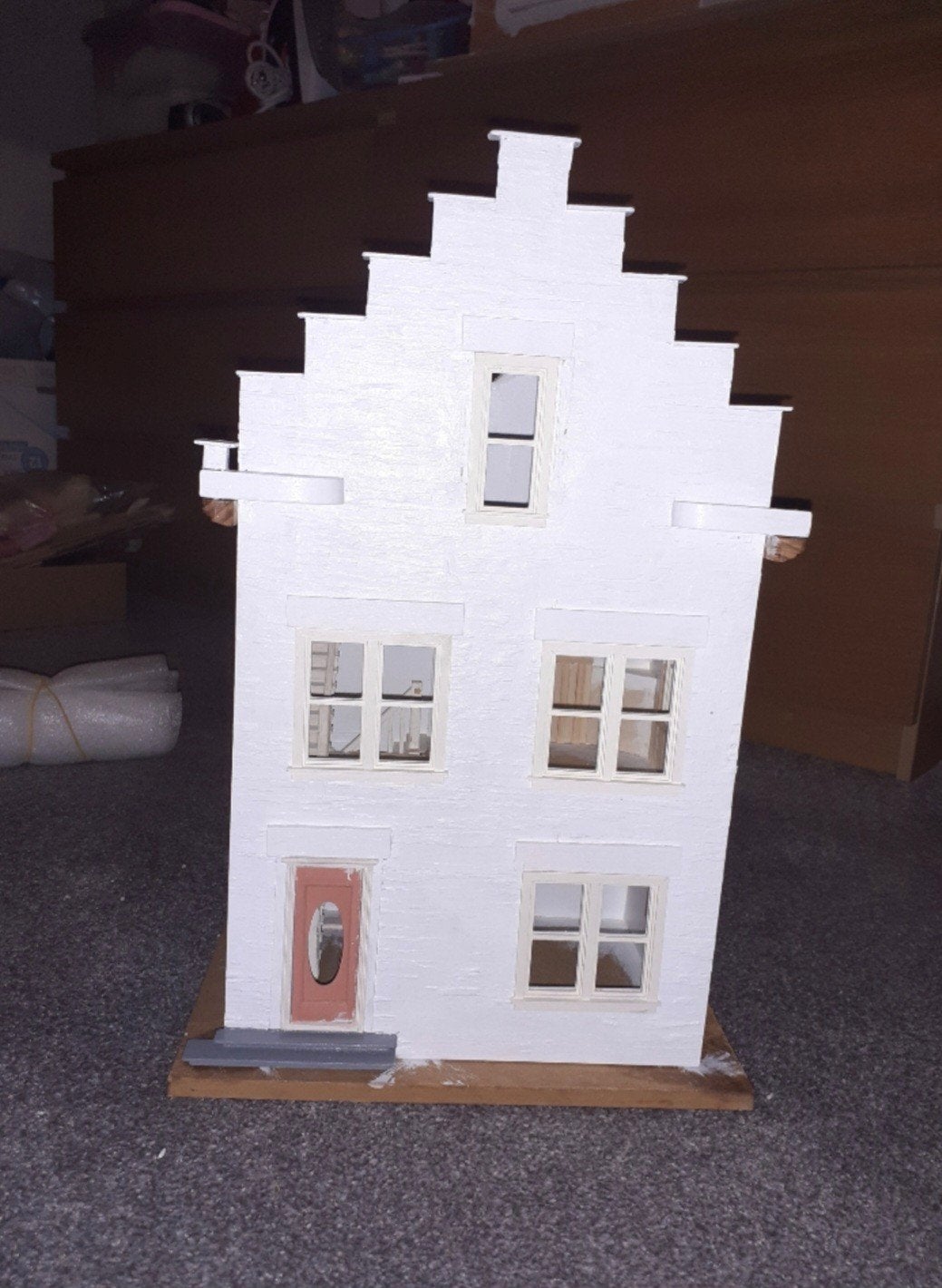 Poppenhuis Grachtenpand 1:24, Ophalen of Verzenden, Gebruikt, Poppenhuis
