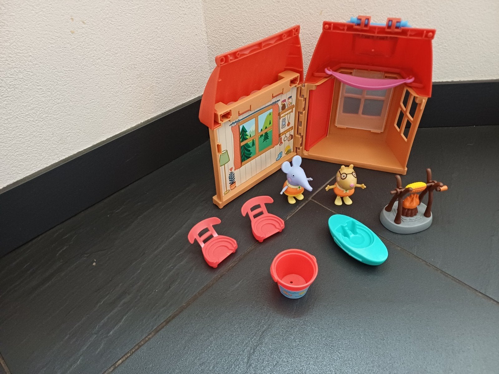 Peppa Pig Camper Speelset - Mist 1 poppetje, Ophalen of Verzenden