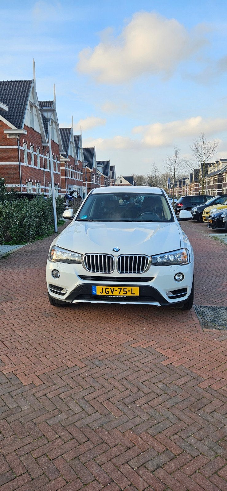 BMW X3 20I Xdrive Aut8 2017 bruine leren bekleding., 4 cilinders, 2000 kg, Wit, 14 km/l