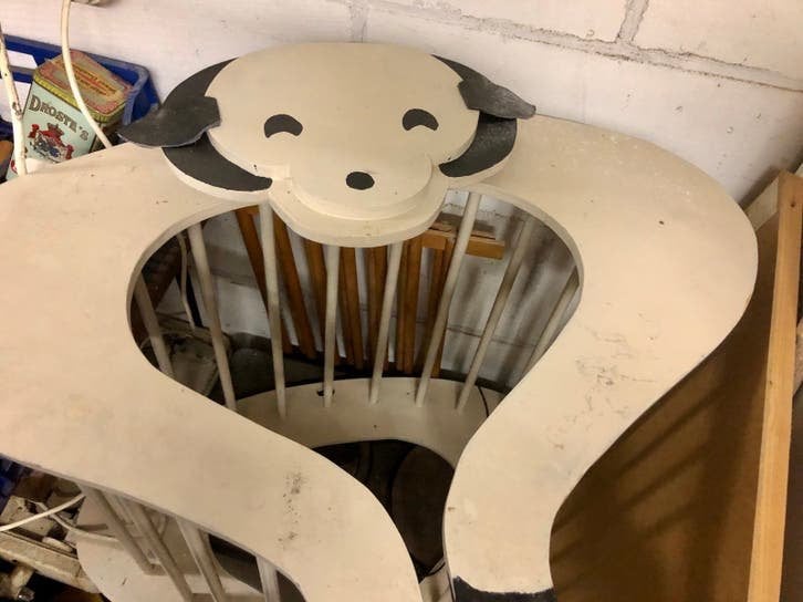 Houten frame om wol te drogen in de vorm van een schaap, Ophalen, Gebruikt, Overige typen