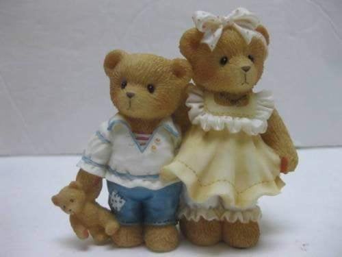 Cherished teddies Bernard and Bernice, Ophalen of Verzenden, Zo goed als nieuw, Beeldje, Cherished Teddies