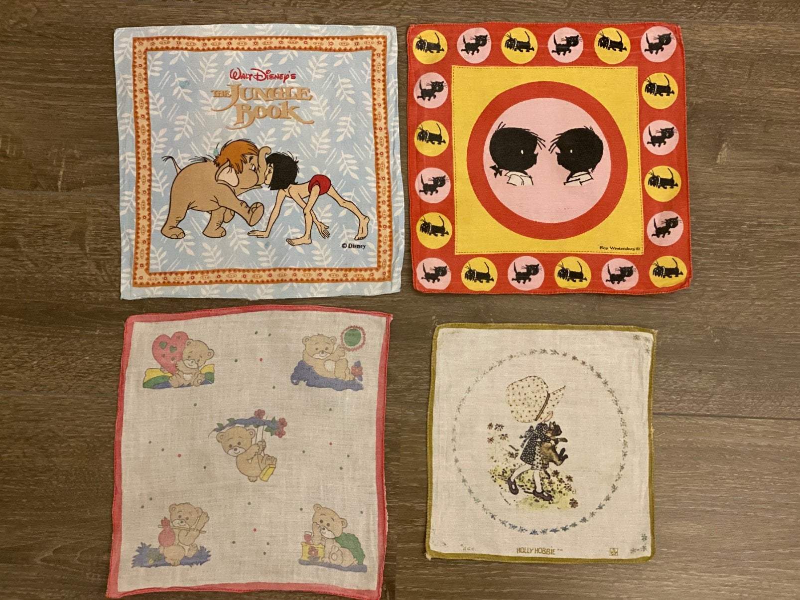 5 Kinderzakdoeken zakdoekjes, Kinderen en Baby's, Kinderspulletjes, Ophalen of Verzenden, Gebruikt