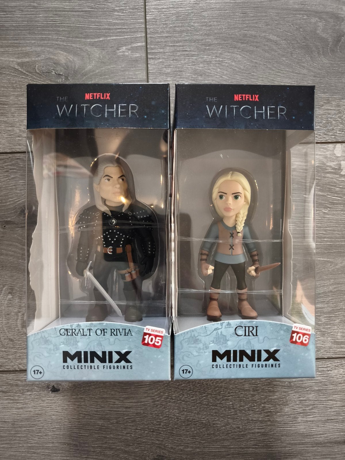 The Witcher figuren Ciri + Geralt nieuw, Ophalen of Verzenden