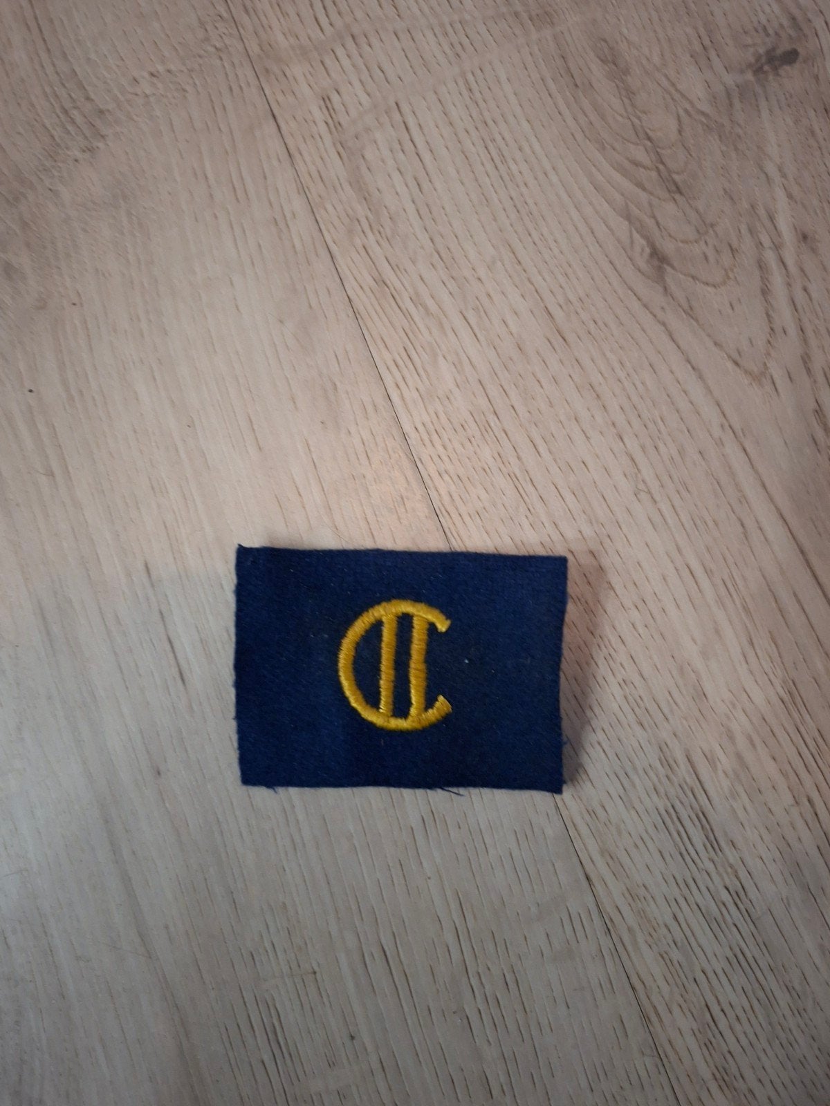 2nd Infantry ww2 officer schouder title, Ophalen of Verzenden, Landmacht, Engeland, Embleem of Badge