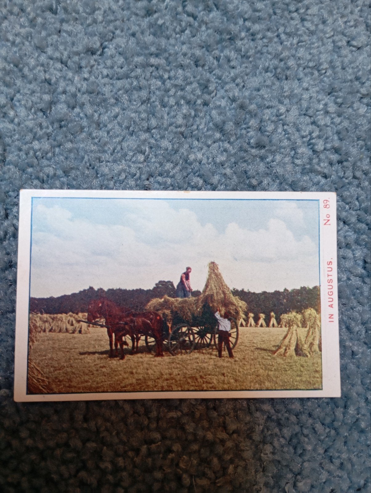 vintage kaartje Honig Fabriek de Bijenkorf Hooimaand augustu, Ophalen of Verzenden, Overige typen
