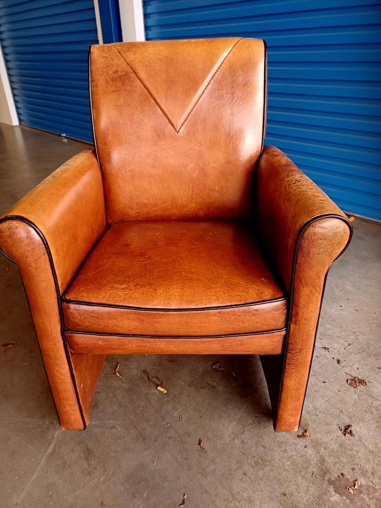 Lamsleder bendic fauteuil, Ophalen, 75 tot 100 cm, 50 tot 75 cm