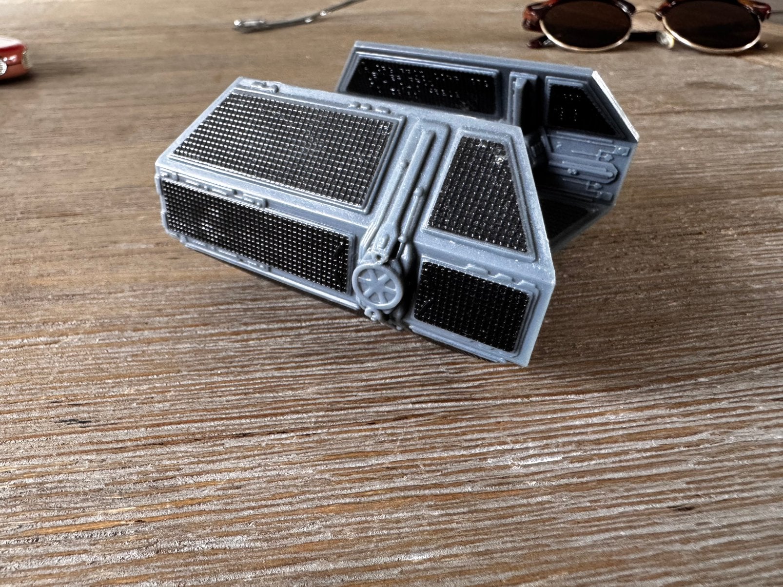 Star wars vintage vaders tie fighter die cast, Ophalen of Verzenden, Zo goed als nieuw, Actiefiguurtje