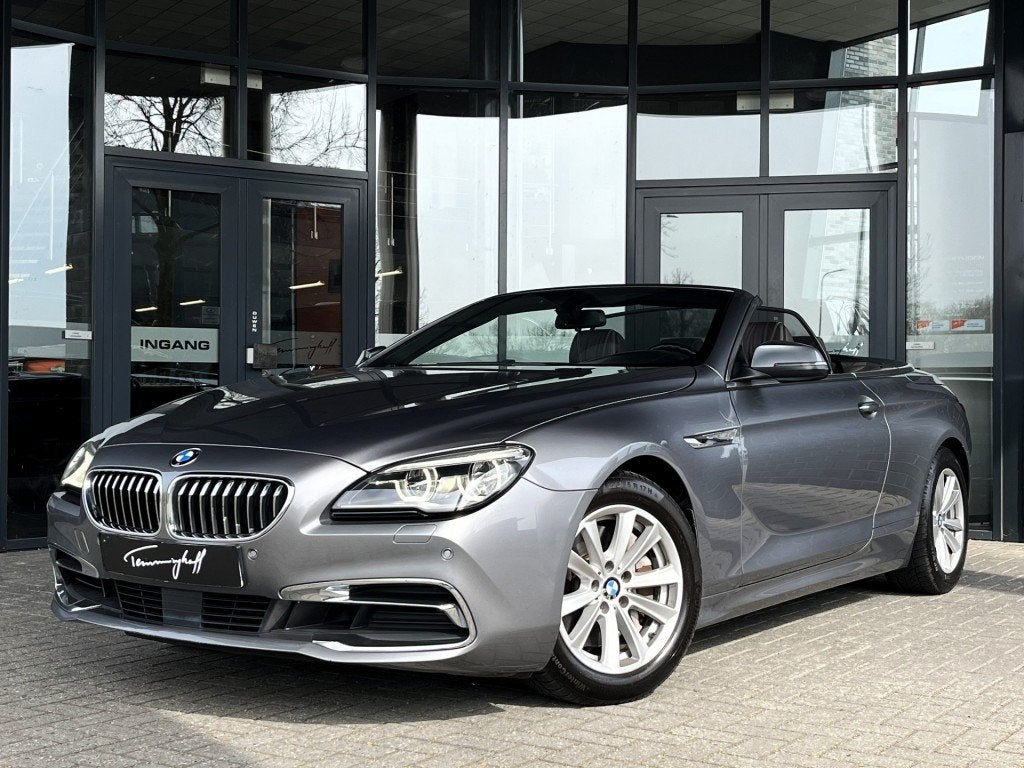 Bmw 6-SERIE 640i XDRIVE CABRIO HIGH EXECUTIVE, Auto's, BMW, Gebruikt, Euro 6, Leder, Bedrijf