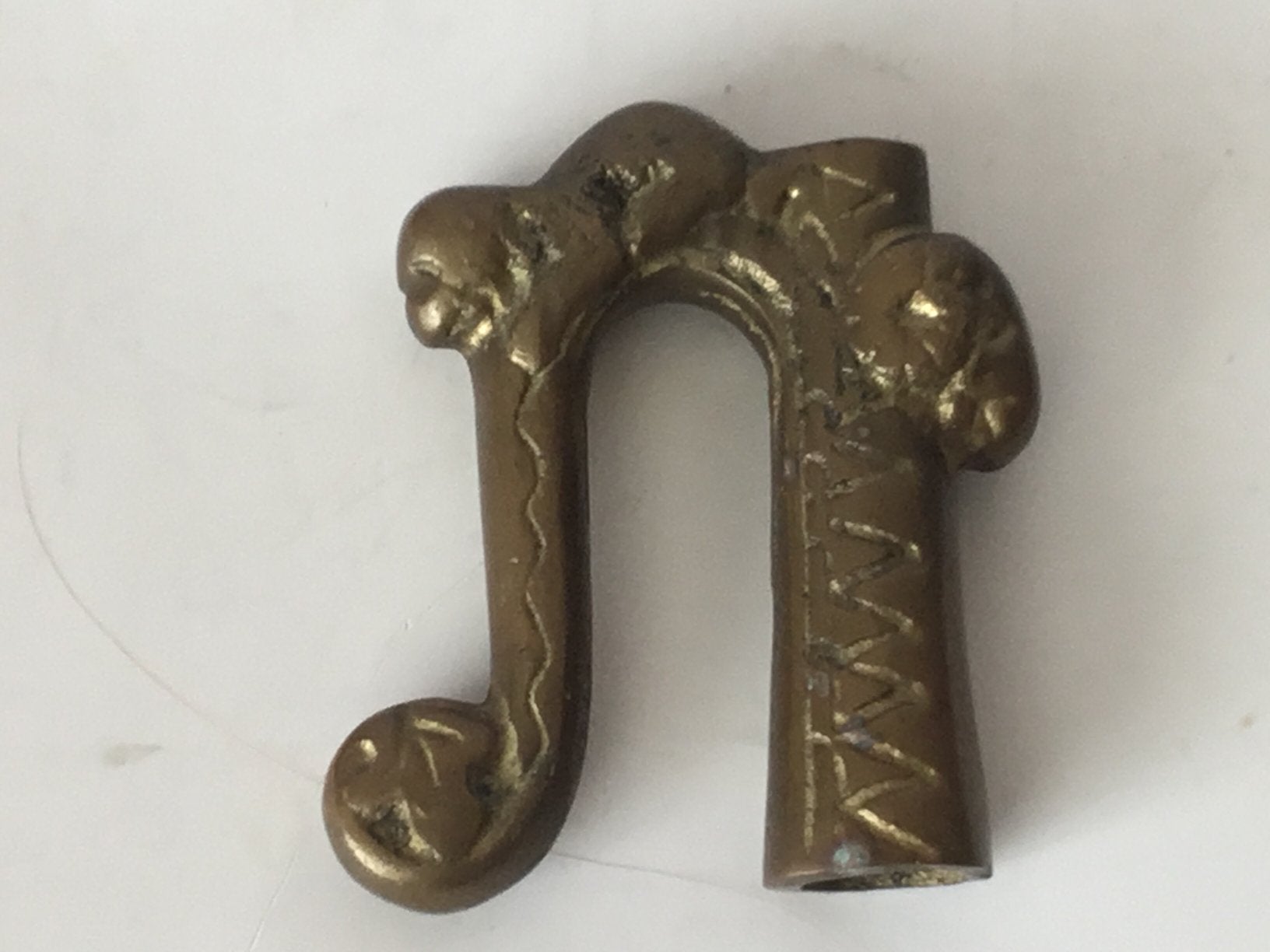 bronzen herdershaak eerste helft 20e eeuw, Antiek en Kunst, Ophalen of Verzenden