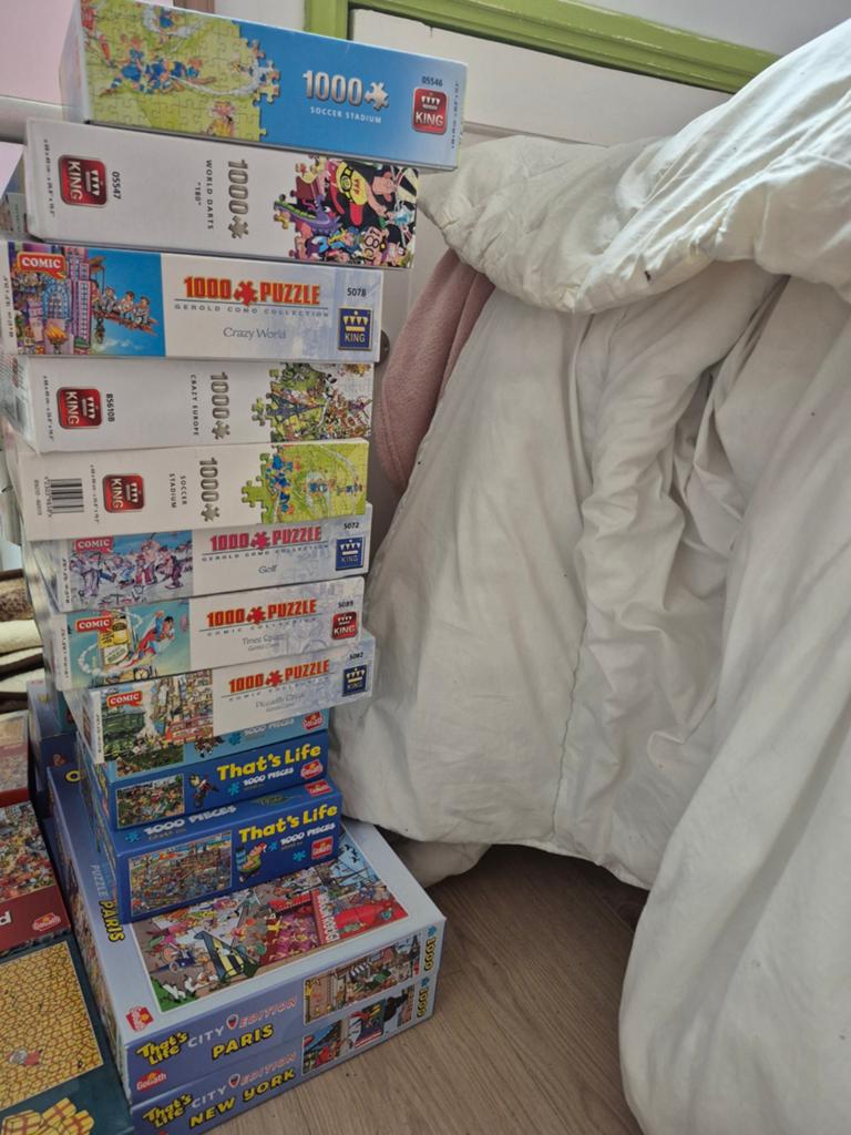 Diverse puzzels: King Comic Collection en That's Life, Ophalen of Verzenden, 500 t/m 1500 stukjes, Gebruikt, Legpuzzel