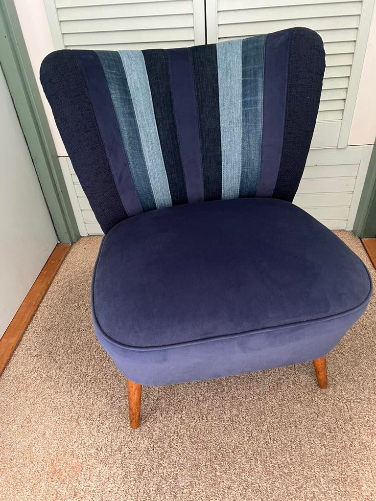 Cocktailstoeltje, Huis en Inrichting, Fauteuils, Ophalen, Zo goed als nieuw