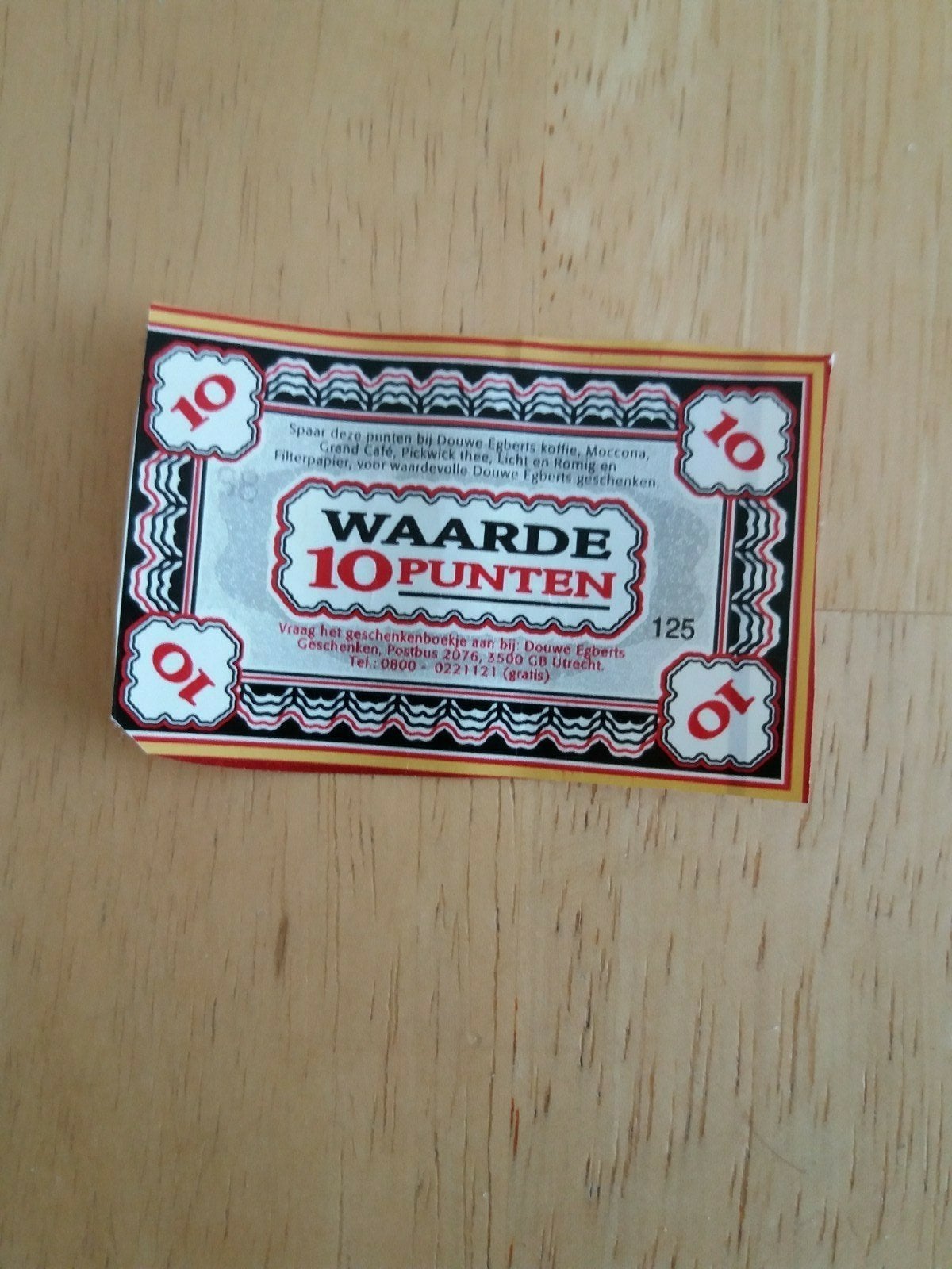 2500  DE punten (incl verzenden), Ophalen of Verzenden, Koffie of Thee, Zegels, Bonnen of Punten
