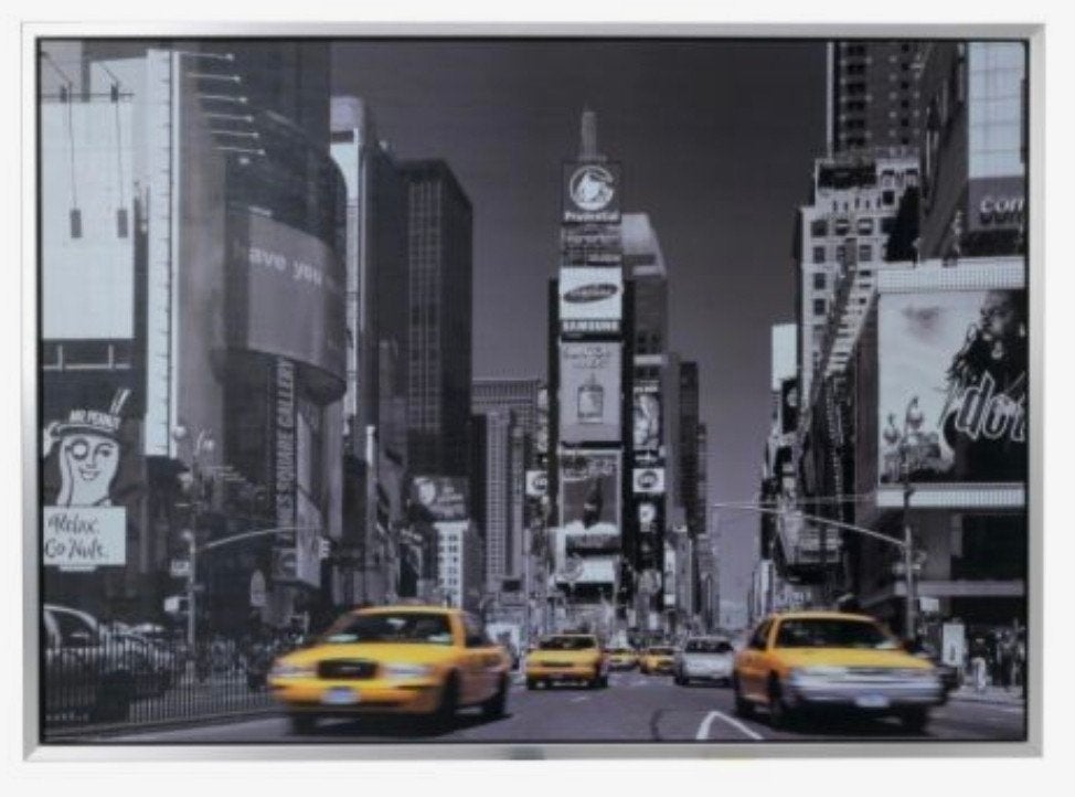 gratis ingelijste poster van New York 140x100cm, Ophalen, Zo goed als nieuw, 125 cm of meer, Foto of Poster