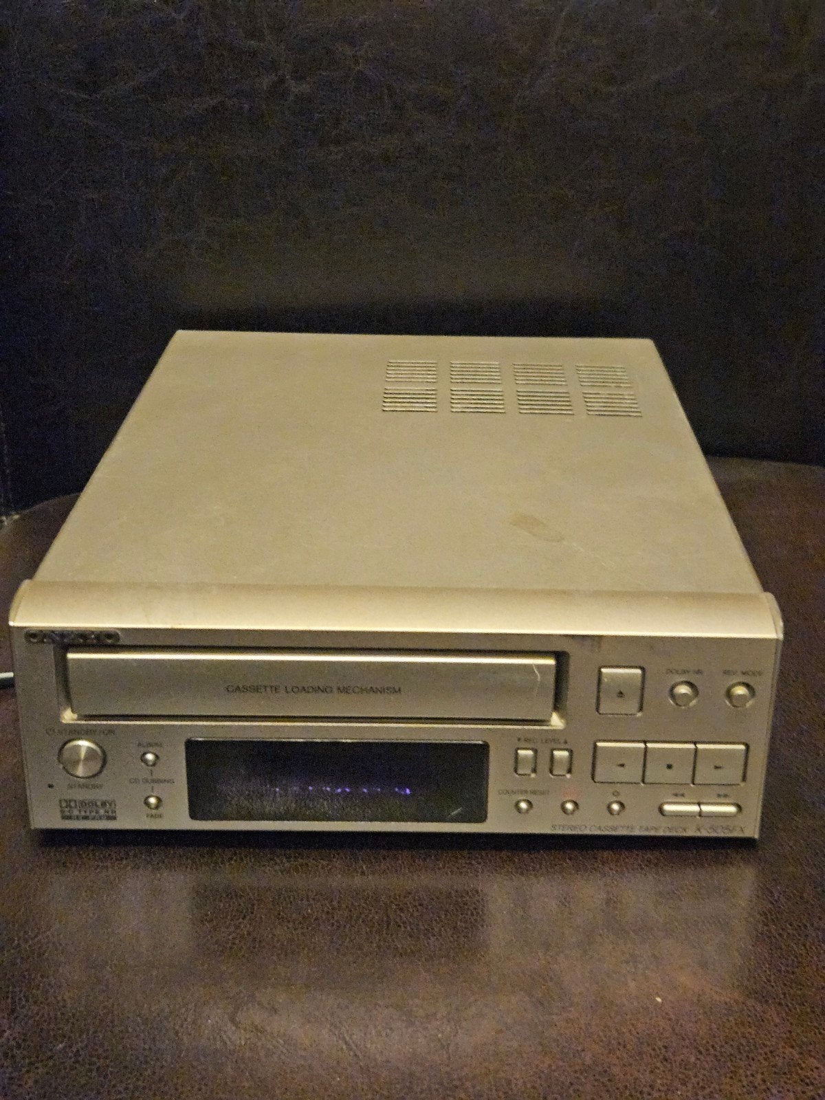 Onkyo K-505FX Stereo Cassette Tape Deck, Ophalen of Verzenden, Enkel, Overige merken, Tiptoetsen
