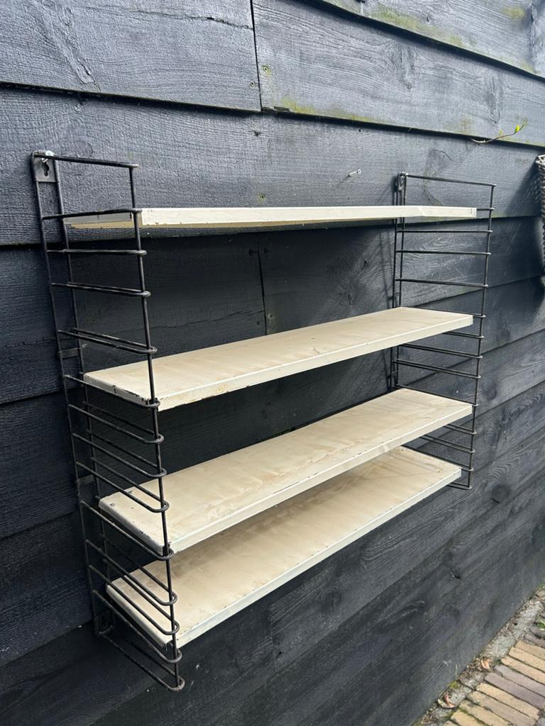 Brabantia Wandrek met 4 planken - Vintage design, Ophalen of Verzenden, Gebruikt