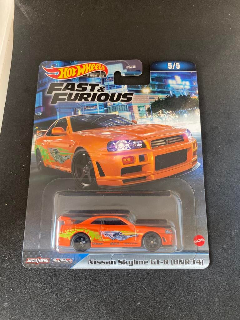 Hot wheels Nissan skyline R34 GT-R, Hobby en Vrije tijd, Modelauto's | Overige schalen, Mattel, Mattel, Nieuw, Ophalen of Verzenden