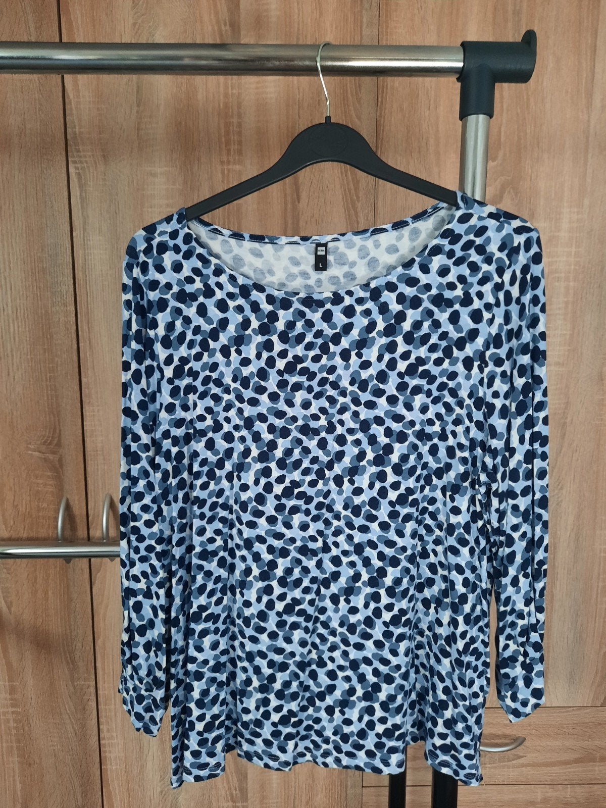 Leuk shirt maat L, Hema, Ophalen of Verzenden, Blauw