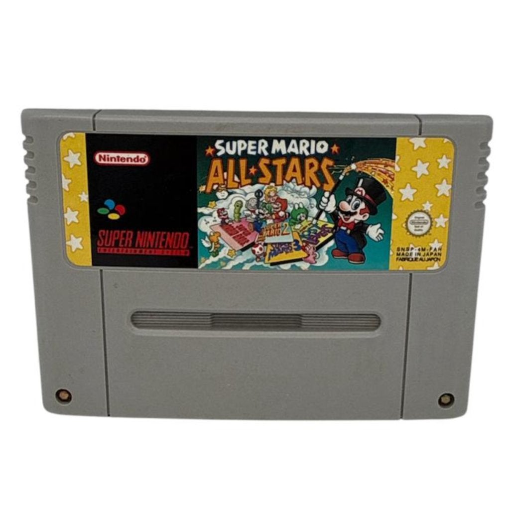 Super Nintendo Game: Super Mario All Stars | Losse Game, Nintendo, Zo goed als nieuw, Support@nintendo.com, 11-1 Hokotate-cho, Kamitoba, Minami-ku
Kyoto 601-8501
Japan