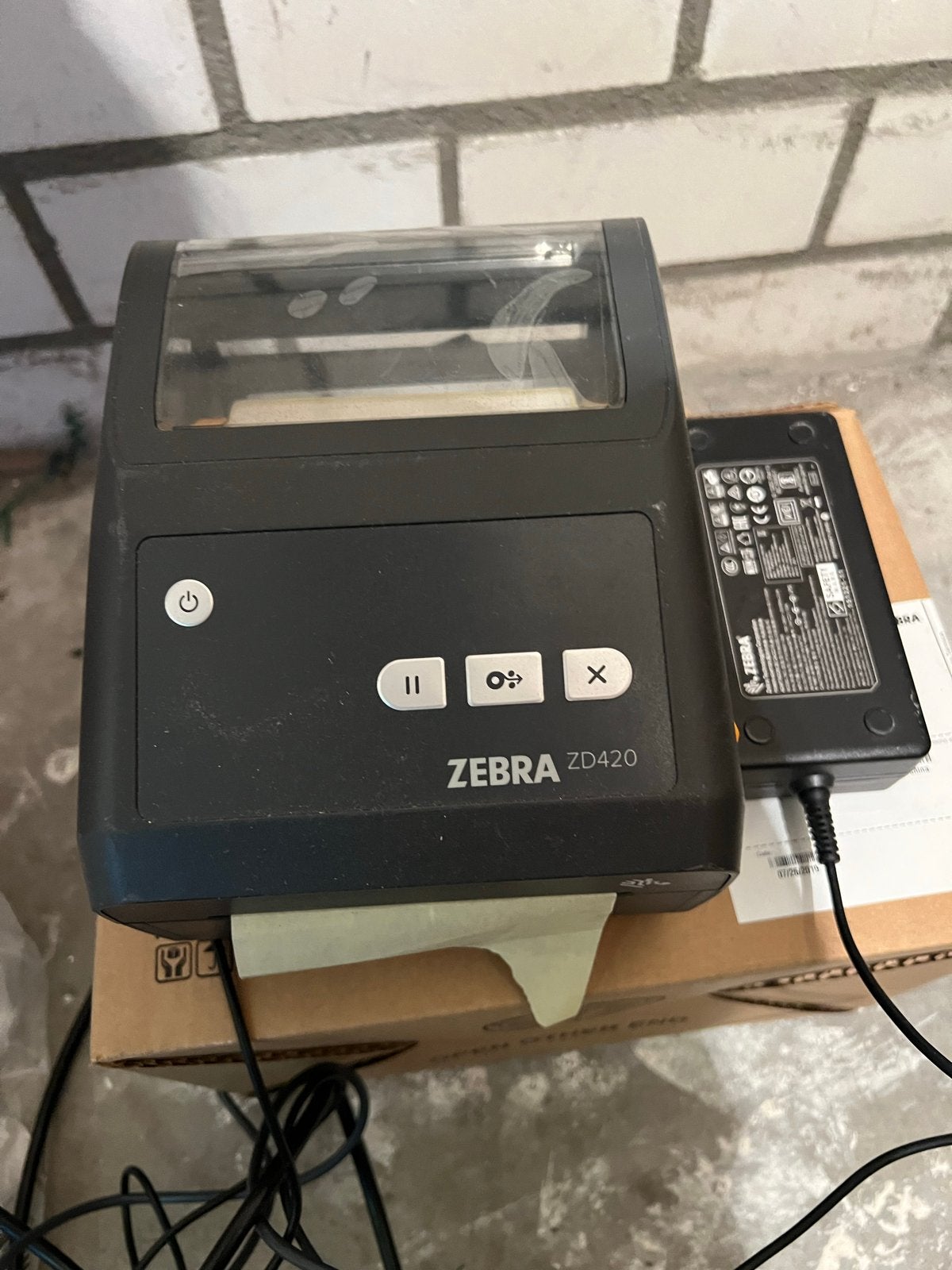 Zebra ZD420 Labelprinter met extra labels, Computers en Software, Labelprinters, Ophalen, Gebruikt, Etiket