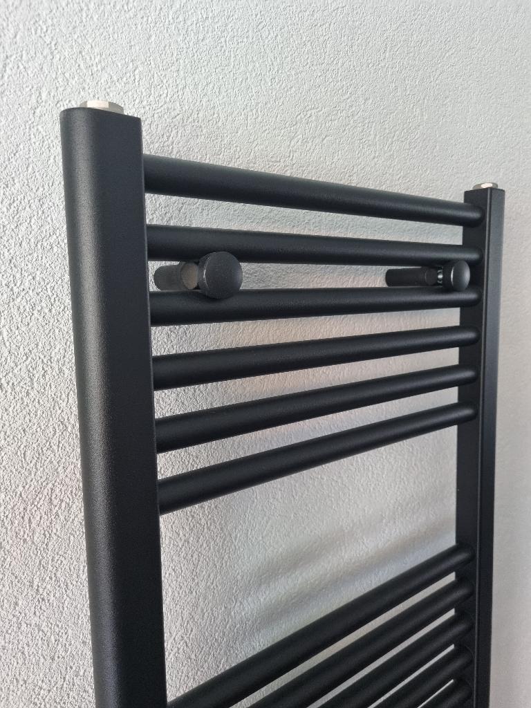 Handdoekradiator NIEUW 45x172cm zwart mat, Ophalen, Radiator, Nieuw, Minder dan 60 cm