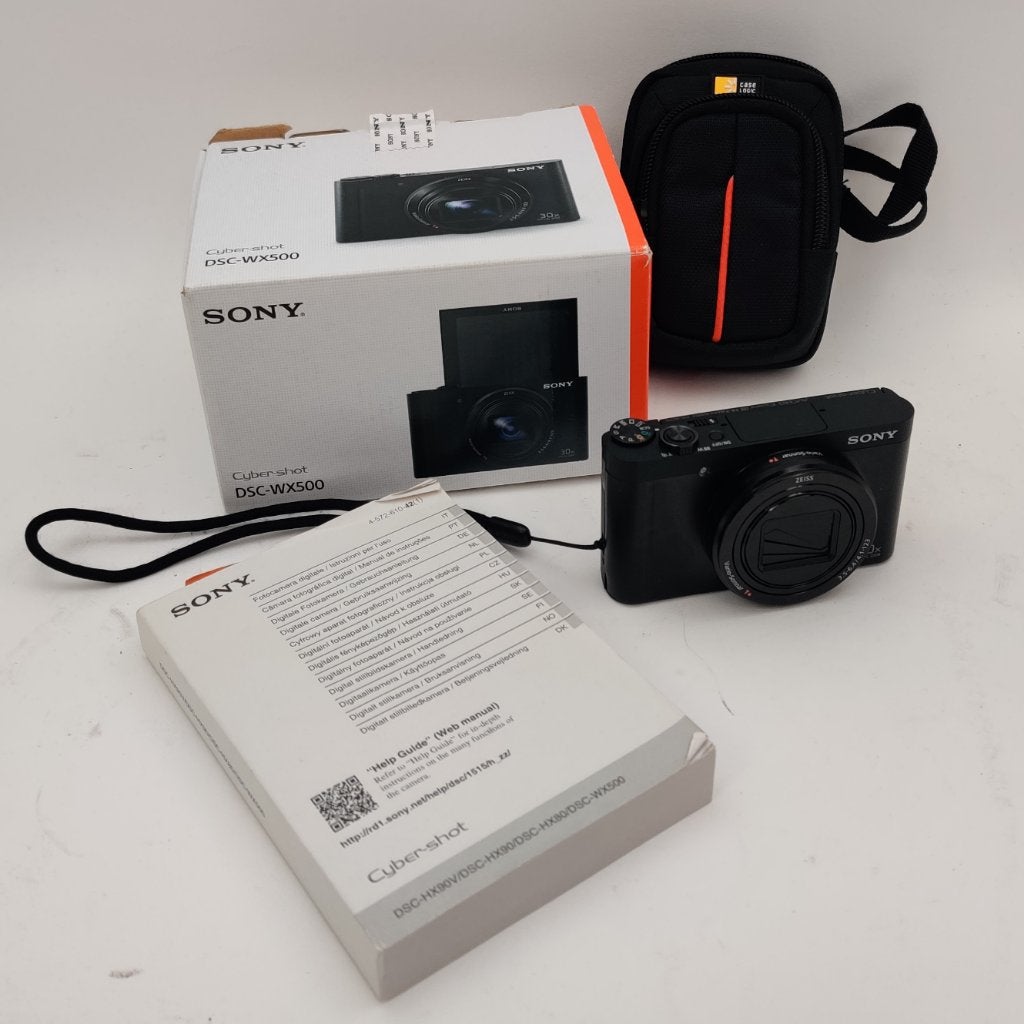 Sony CyberShot DSC-WX500 Flogcamera 18.2 MP in doos €399,99, Overige merken, Rugtas, Sony, Ophalen of Verzenden