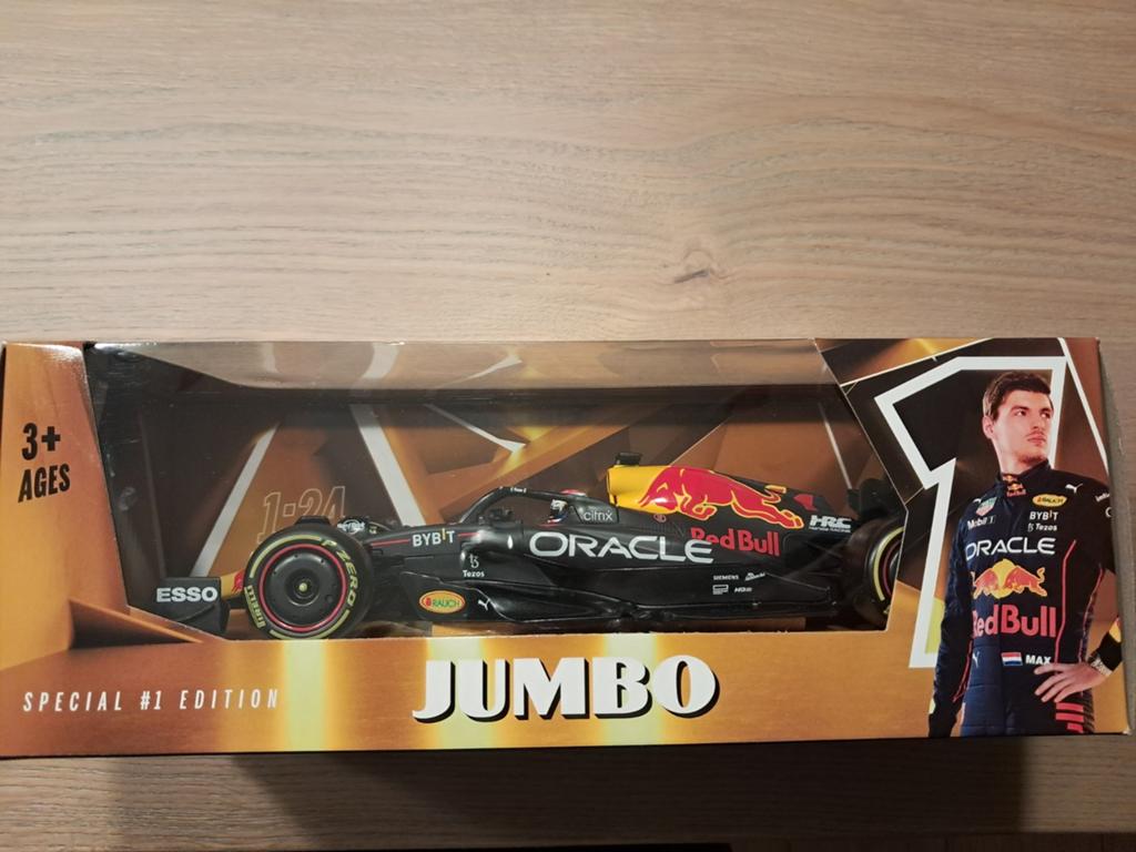 F 1 Auto Max Verstappen wereldkampioen 2022, Ophalen of Verzenden, Nieuw, Bburago