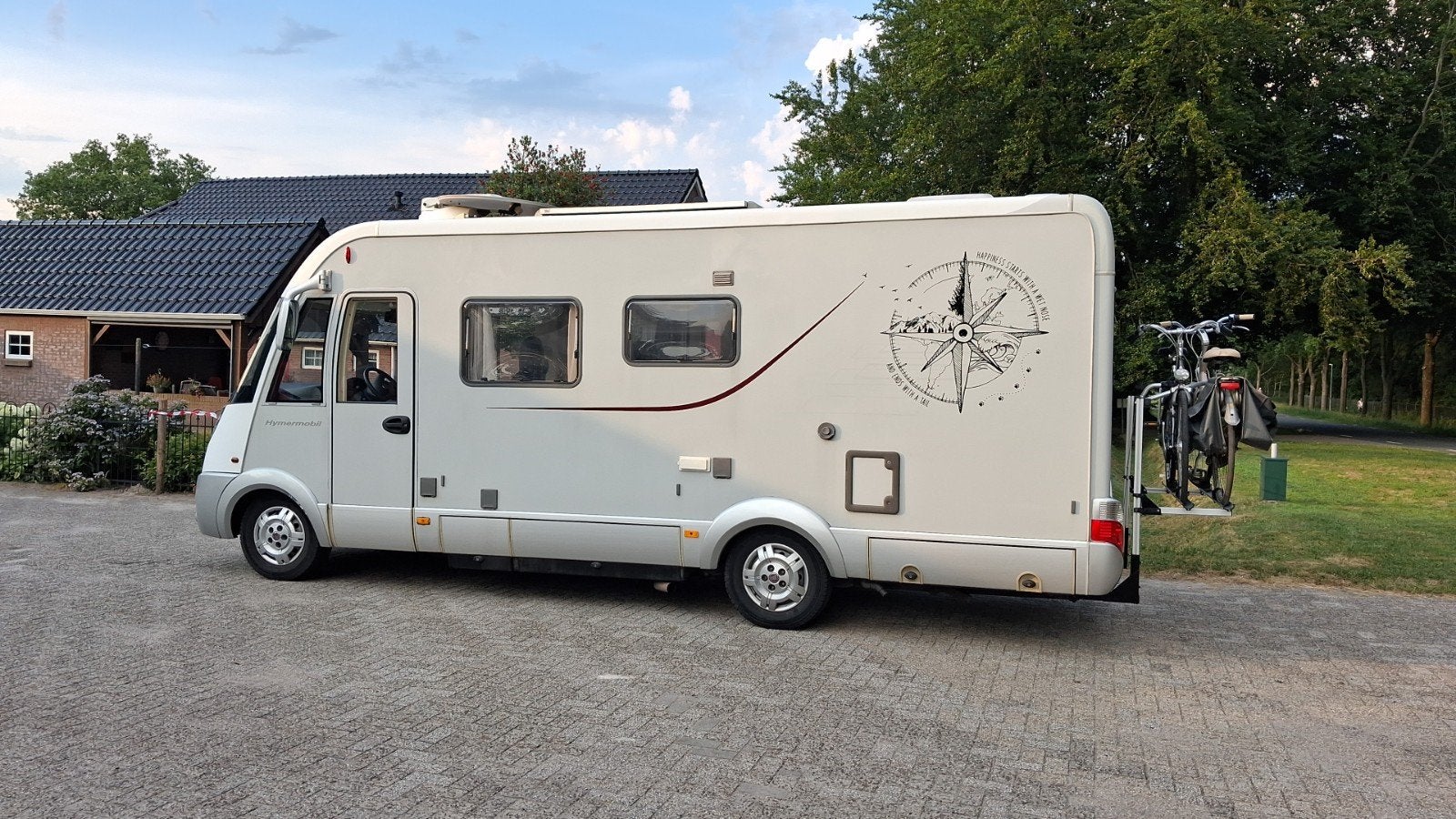 Hymer B654 SL, 2008, Airco, CruiseControl, Solar, Erg mooi !, Integraal, Afzuigkap, Ringverwarming, Fiat