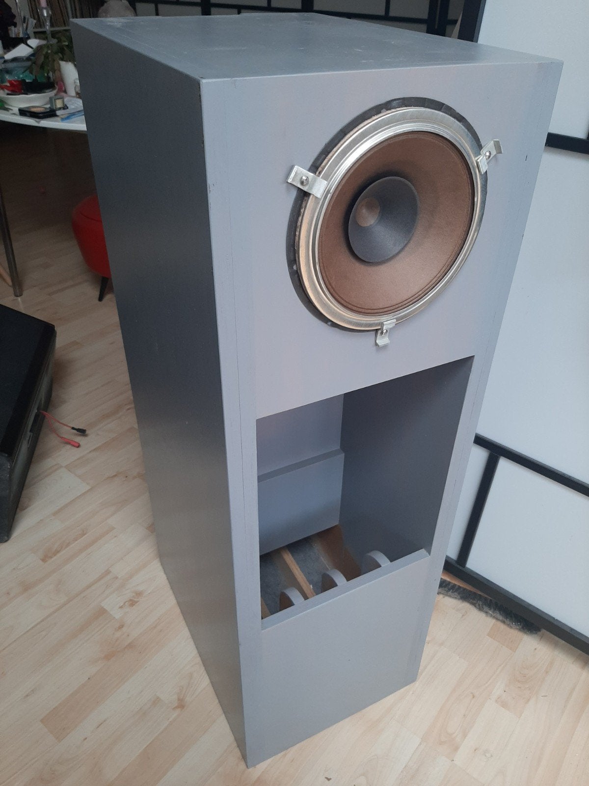 Fostex 208FE sigma kasten - backloaded horns - set, Ophalen, Zo goed als nieuw, Minder dan 60 watt, Overige merken