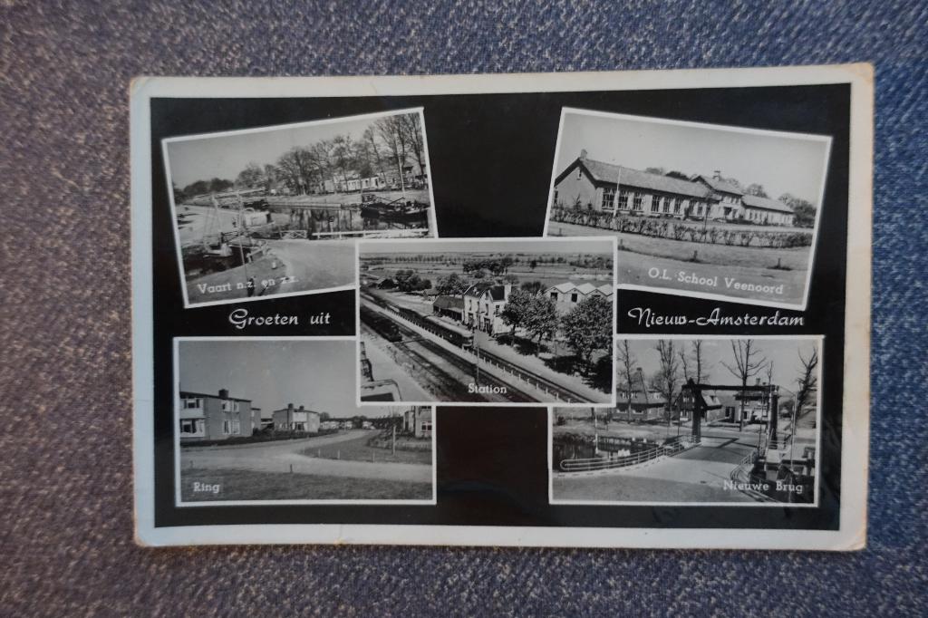 Nieuw-Amsterdam. Groeten uit …, Ophalen of Verzenden, 1960 tot 1980, Gelopen, Drenthe