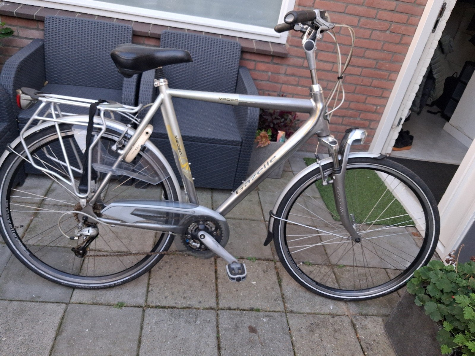 heren fiets Gazelle aluminium, Ophalen, Zo goed als nieuw, Gazelle, Versnellingen