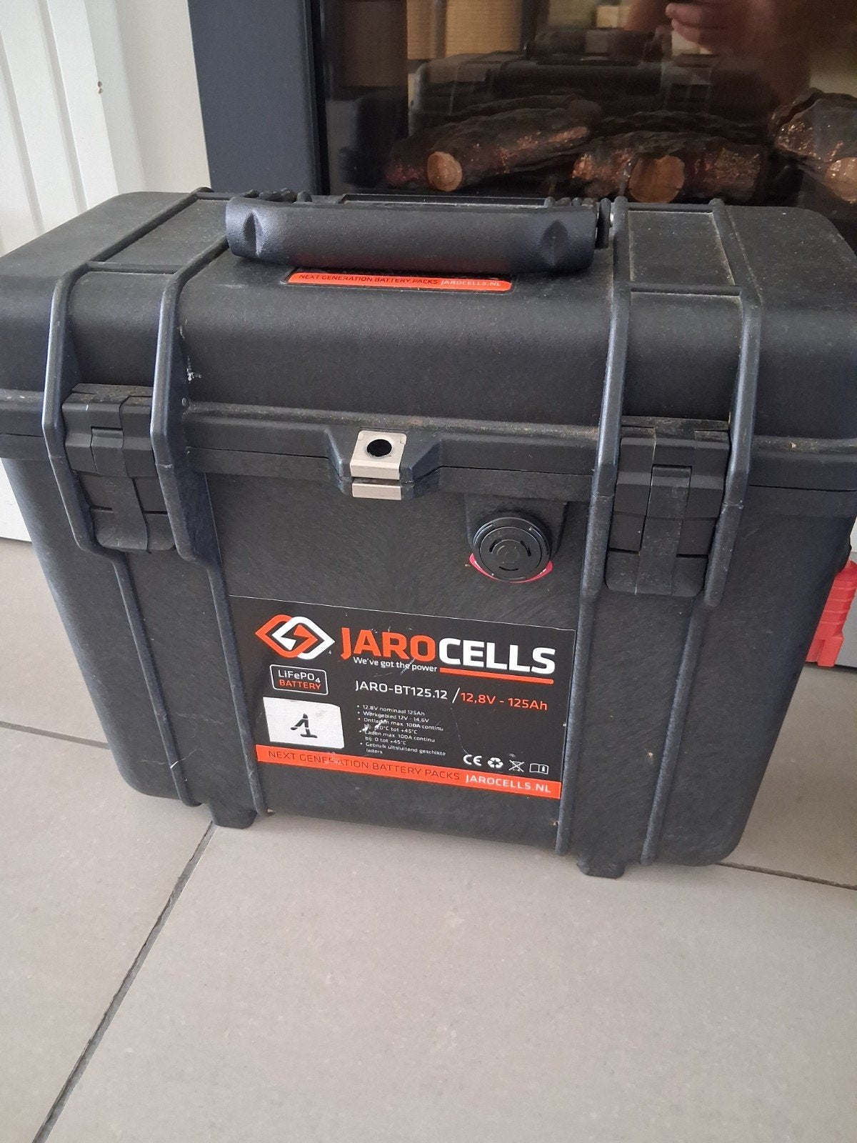 jarocells 12v 125ah, Ophalen of Verzenden, Zo goed als nieuw