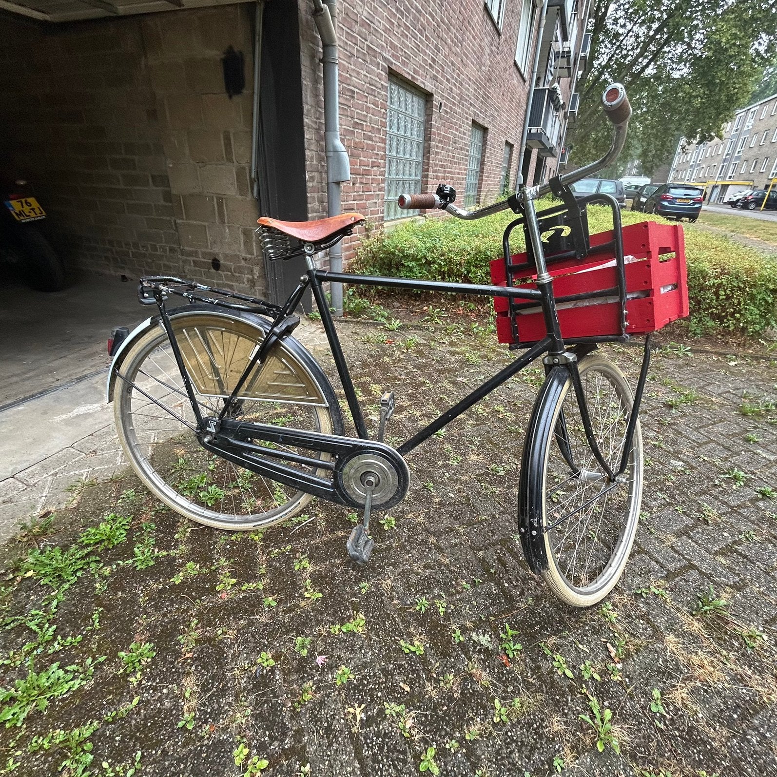 Herenfiets oldtimer gazelle, Fietsen en Brommers, Fietsen | Heren | Herenfietsen, Terugtraprem, Zo goed als nieuw, 61 tot 65 cm