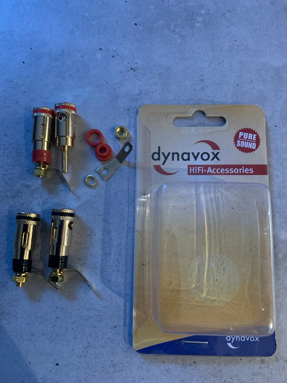 Dynavox Banaanpluggen - Hifi-Accessoires, Verzenden, Nieuw, Minder dan 2 meter, Luidsprekerkabel