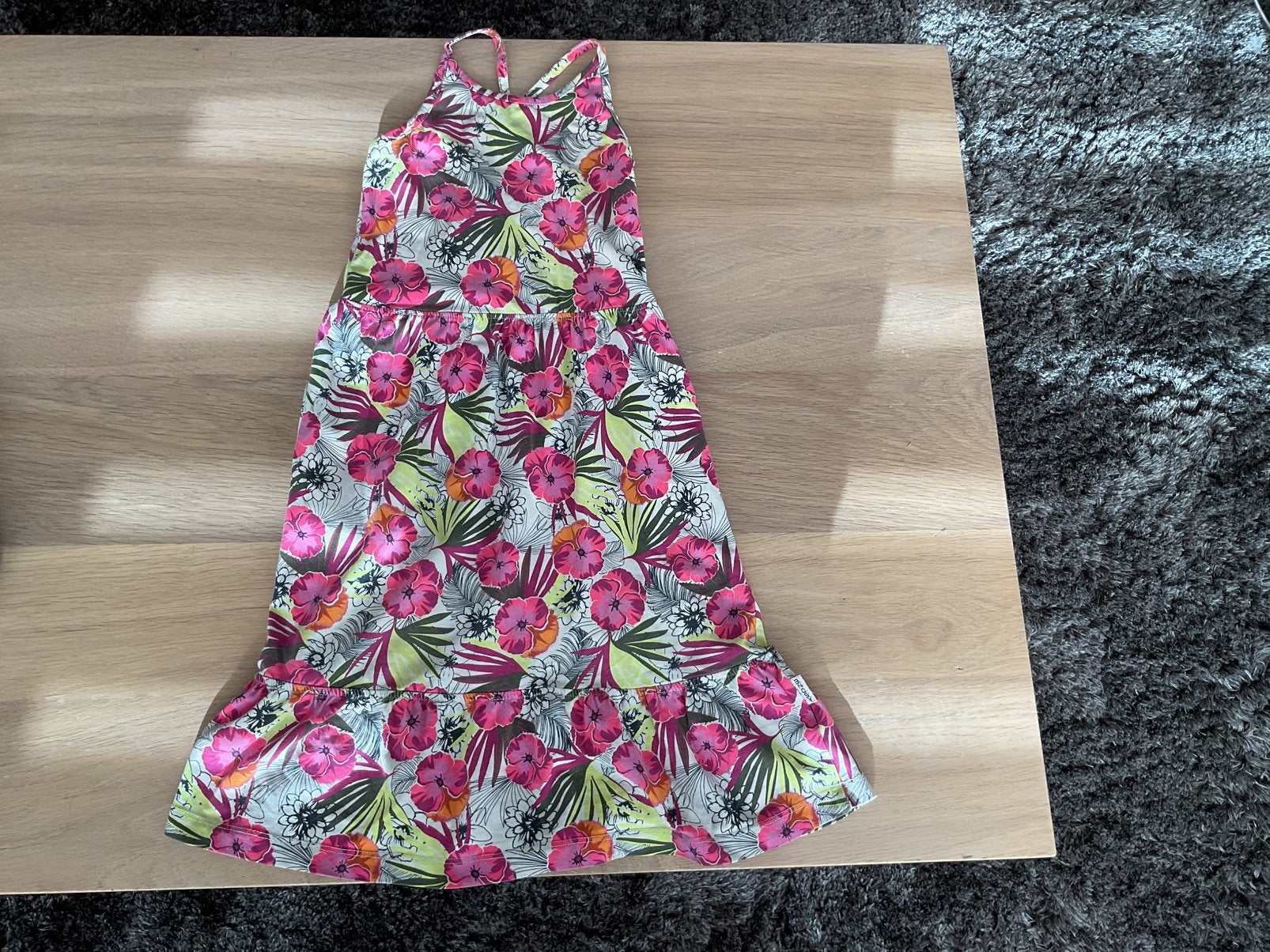 B.Nosy zomerjurk maat 110 met bloemenprint, Ophalen of Verzenden, Gebruikt, Meisje, Jurk of Rok