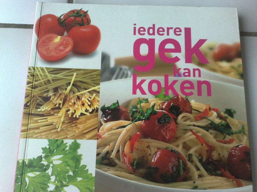 Kookboek - Iedere Gek Kan Koken, Verzenden, Zo goed als nieuw