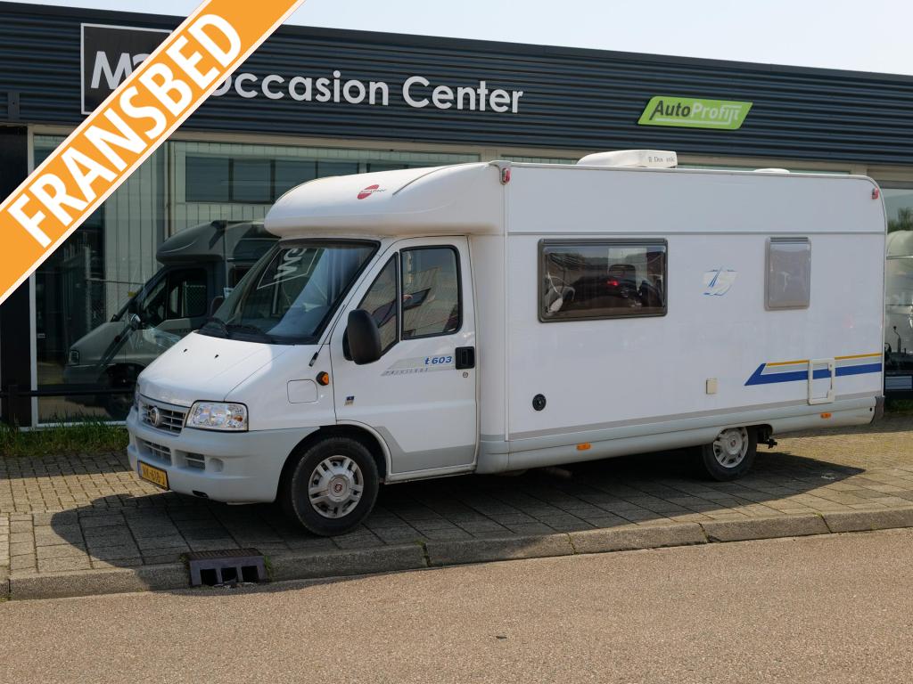 Bürstner Privilege 603 T DAKAIRCO FRANSBED!, Caravans en Kamperen, Campers, Standaard zit, Ringverwarming, Fiat, Achteruitrijcamera