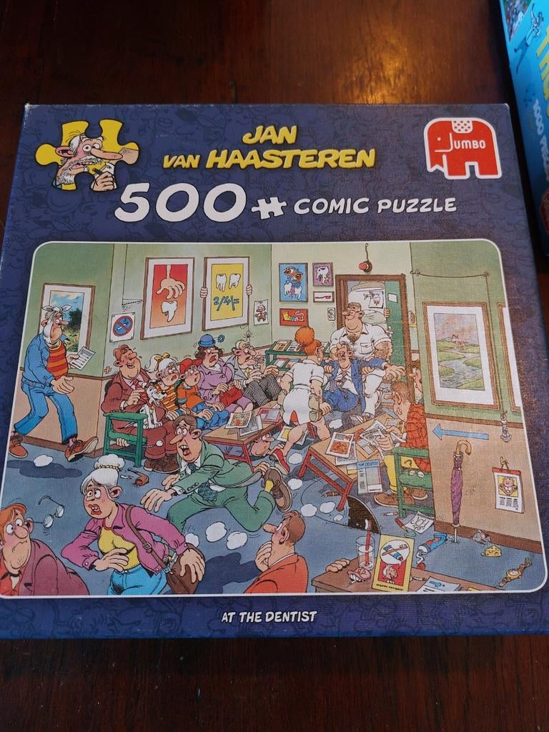 Jan van Haasteren legpuzzel - Bij de tandarts (500 stukjes), Ophalen
