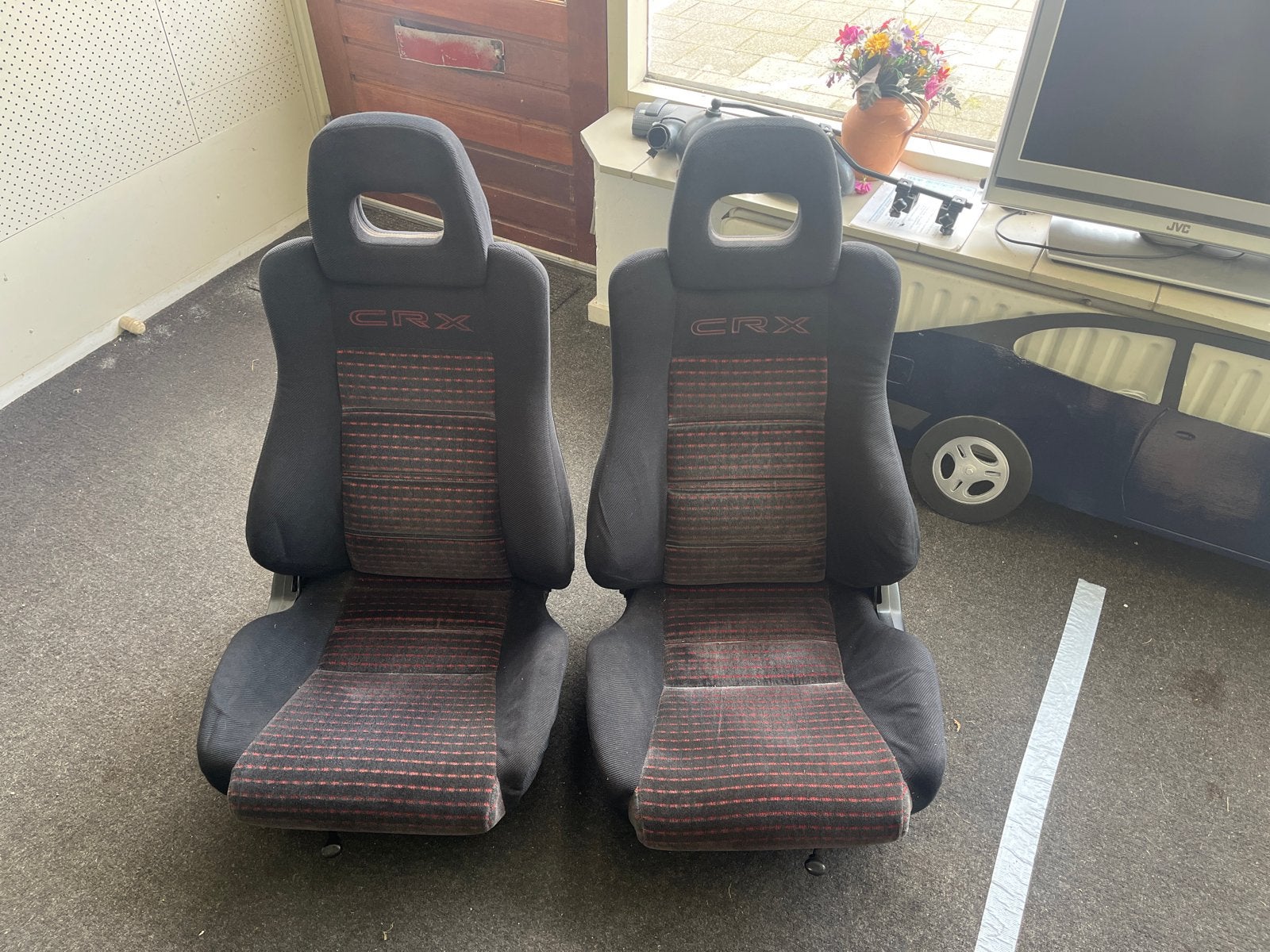 Honda CRX Stoelen - Goede Staat (Ford Capri), Ophalen, Gebruikt, Honda