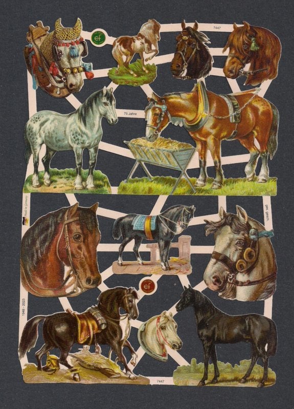 Paarden poezieplaatjes 7447, Ophalen of Verzenden