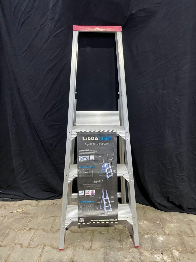 Little jumbo SuperPRO industrietrap 3 treden, Ophalen, Trap, Nieuw, Opvouwbaar of Inschuifbaar