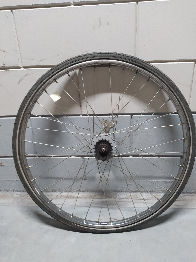Achterwiel 28 x 1 3/8 x 1 5/8 RVS 3 versnellingen trommelrem, Gebruikt, SRAM, Aluminium, Stadsfiets