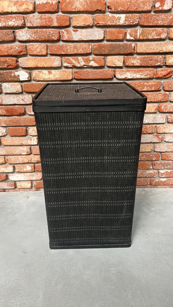 Brabantia wasmand zwart vierkant 40x40 wasbox wasmand, Ophalen, Gebruikt, Zwart, Overige typen