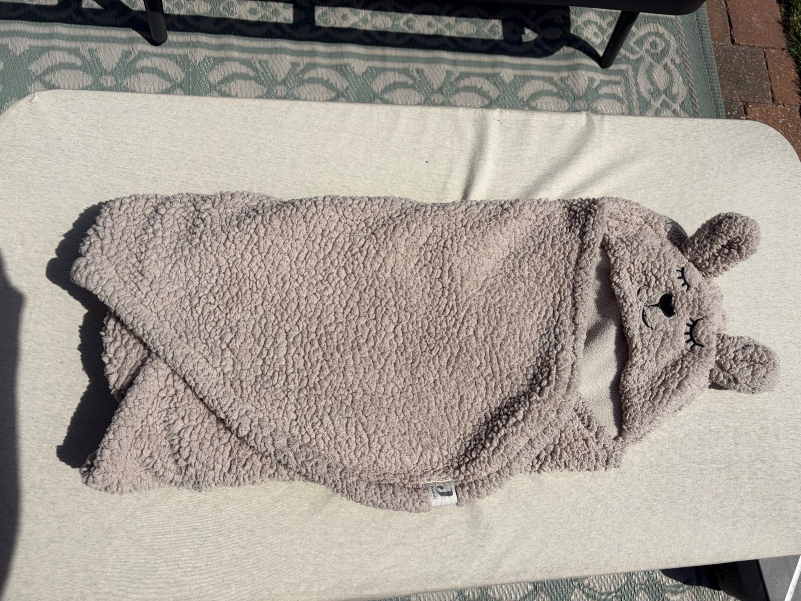 Jollein wikkeldeken voor baby's - zo goed als nieuw, Kinderen en Baby's, Ophalen, Jollein, Zo goed als nieuw, Grijs