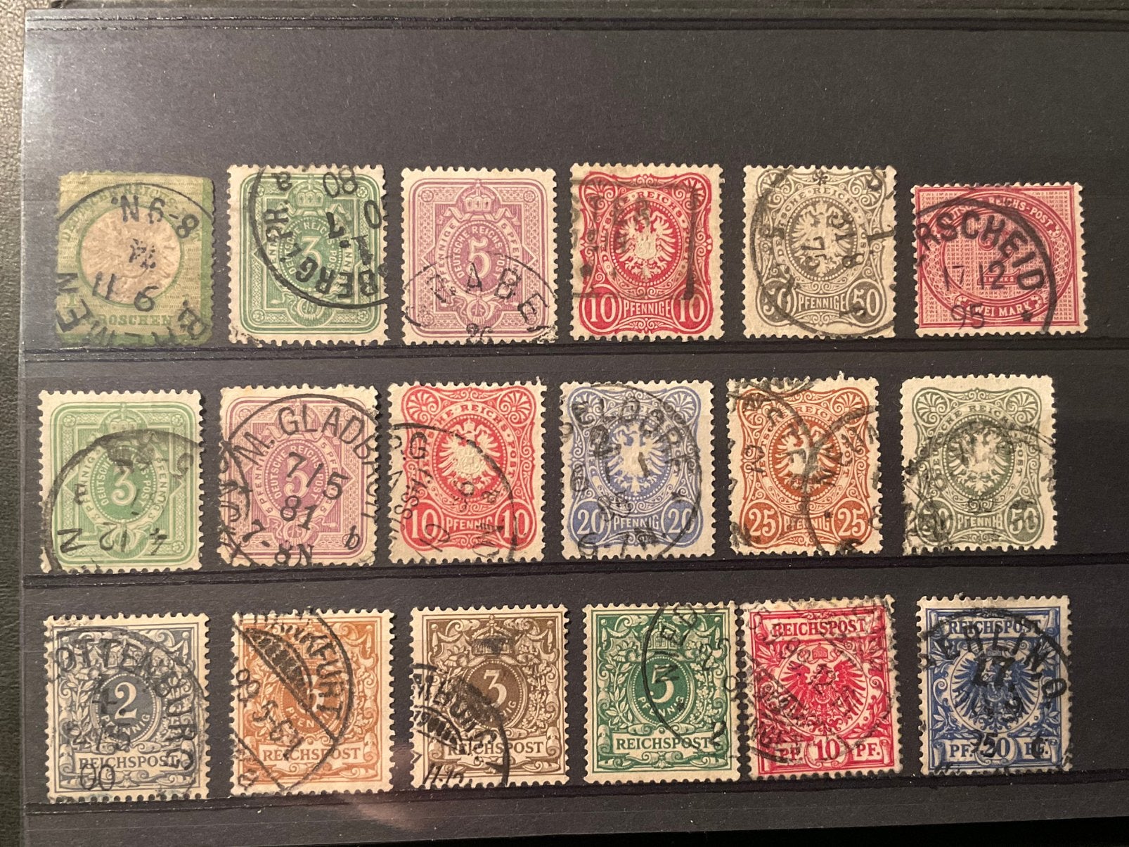 Deutsches Reich gestempeld (14 foto’s), Postzegels en Munten, Ophalen of Verzenden, Duitse Keizerrijk, Gestempeld