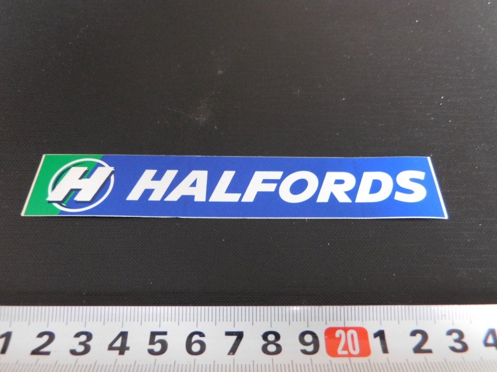 sticker HALFORDS logo, Ophalen, Zo goed als nieuw