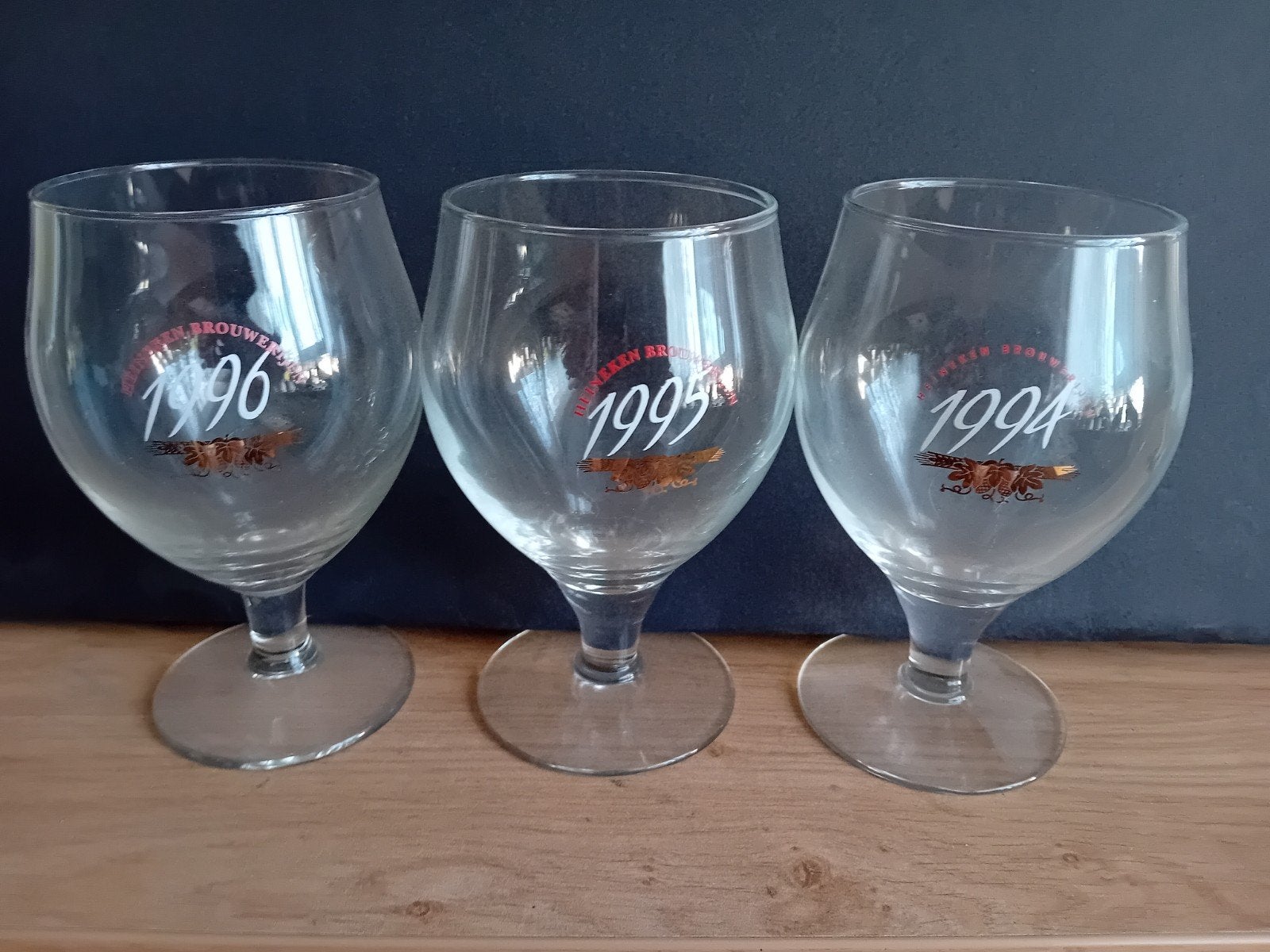 serie Heineken eindejaars glazen, Ophalen of Verzenden, Zo goed als nieuw, Glas of Glazen, Heineken
